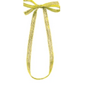 19" Gold Elasti-Loop Ribbon & Bow